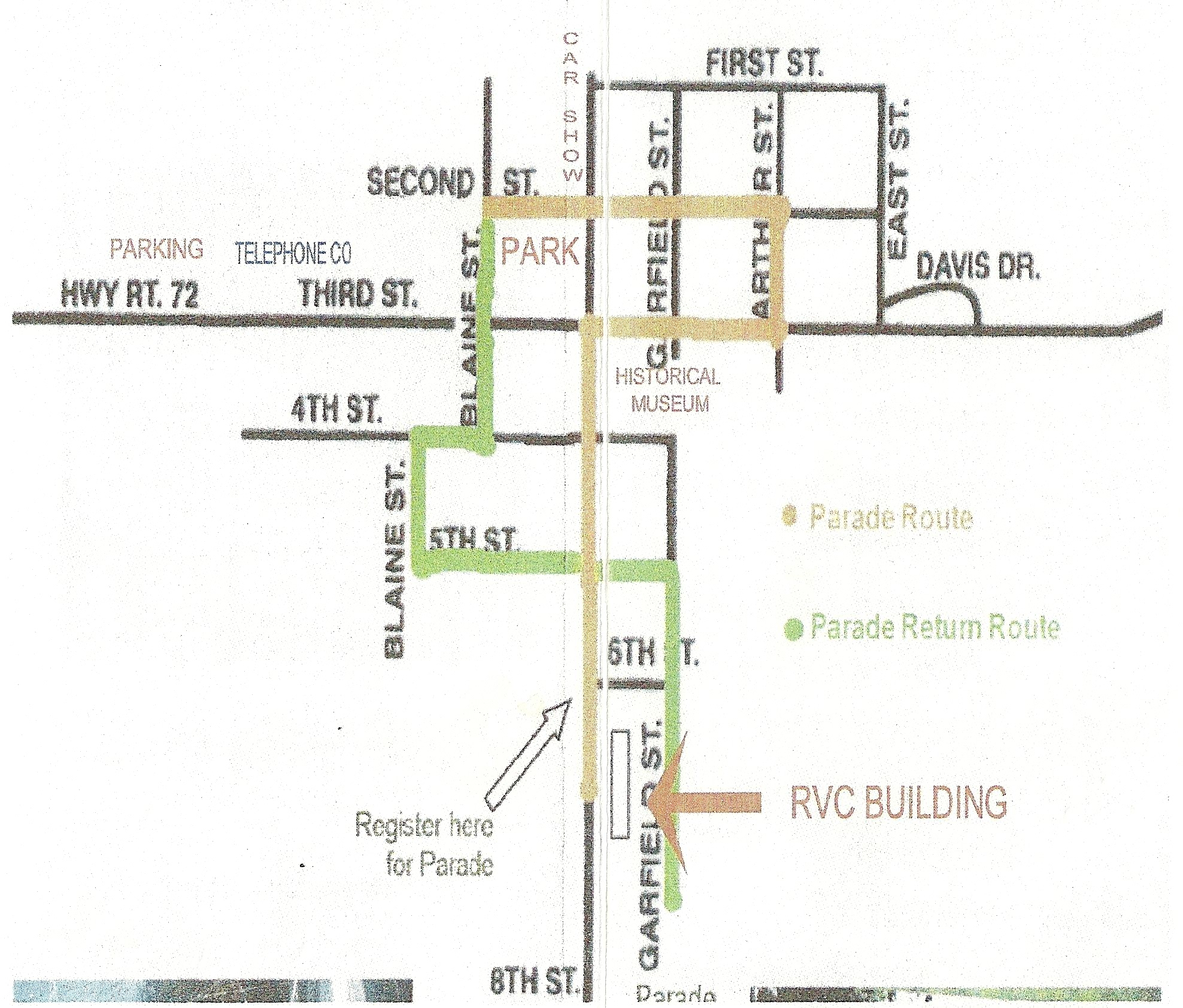 Event Locations Map Leaf River Summer Daze Festival 2015